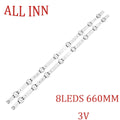 LED strip For 32 V17 8LED 6916L-2855A 6916L-2855B 32LJ610V 32LJ510V 32LJ510U-ZA HC320DXN-ABSL1-2143 LC320DXE(FK)(A2)