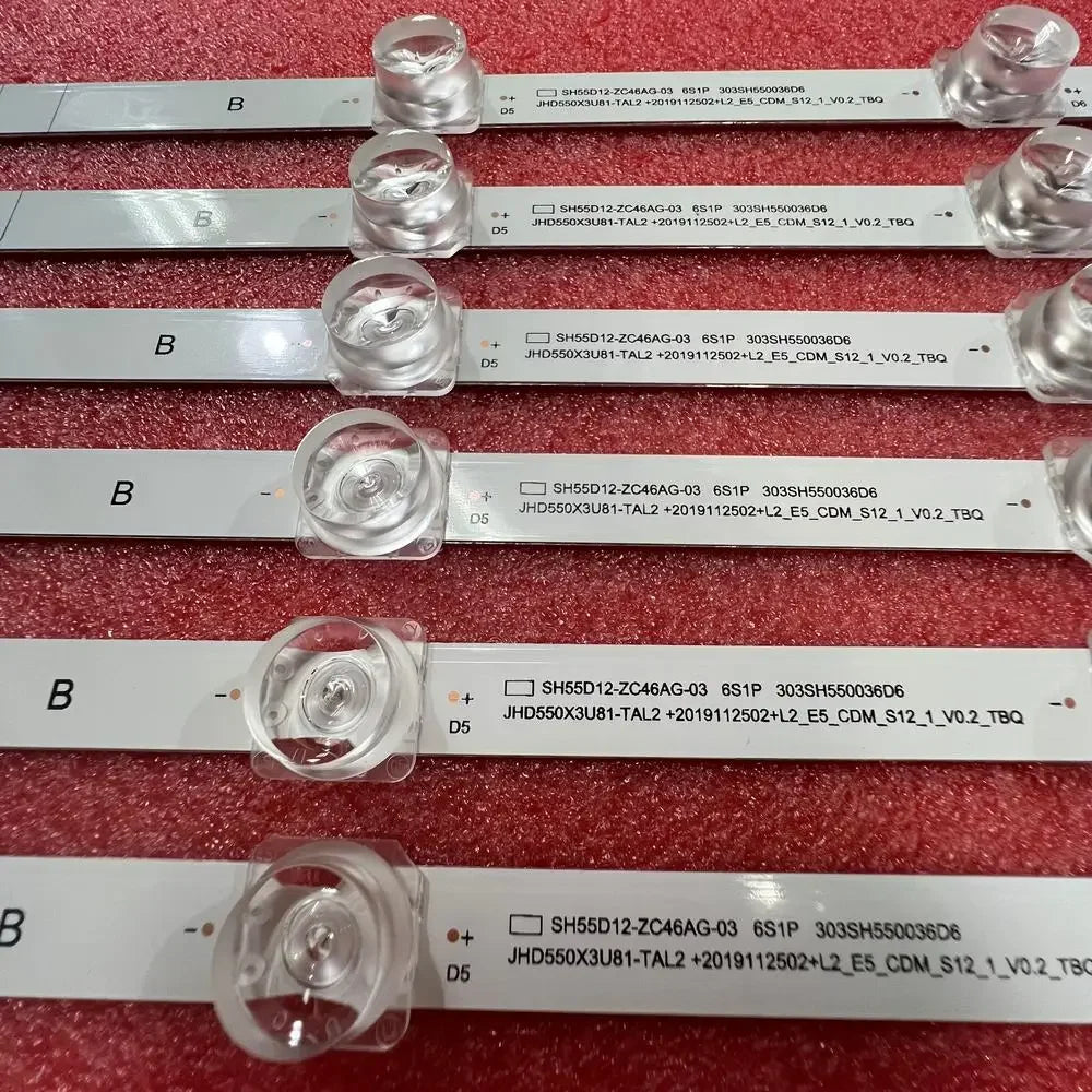 12LED LED Backlight Strip For Hisense 55S8 55AE7400FTUK 55AE7400F 303SH550036 JHD550X3U81-TAL2K2 SH55D12-ZC46AG-03