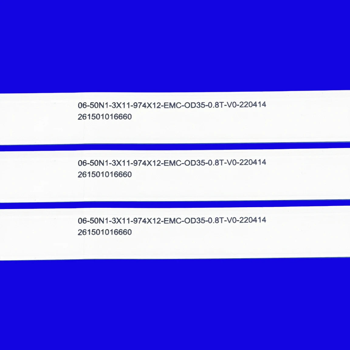 LED Backlight Strip For Onvo OV50F351 06-2-50N1-3X11-974X12-EMC-0D35-0.8T-V0-220414 261501016660 50“TV TV 50UHG1 50UHG2