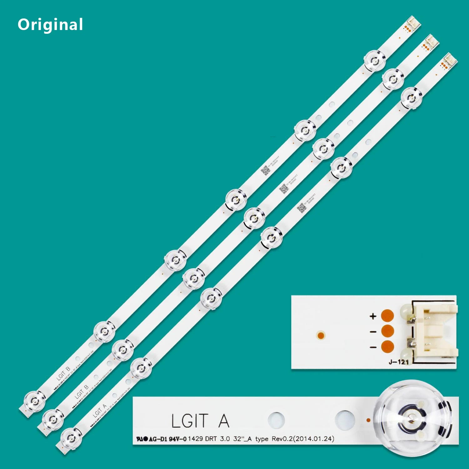LED backlight strip for INNOTEK DRT 3.0 32"_A/B 32MB25VQ 6916l-1974A 6916l-1981A 32LB5820 32LF580V LC320DUE