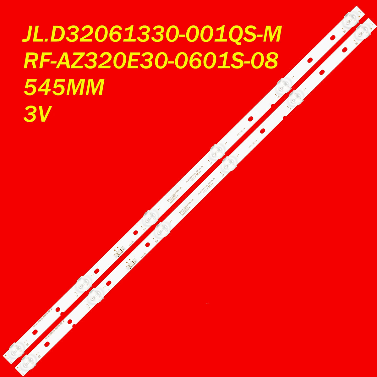 10-30pcs LED Backlight For TV 32L3750VM 32E3 32E8 32E5 32KX2 32E366W 32KW5C 32K5H RF-AZ320E30-0601S-08 JL.D32061330-001QS-M