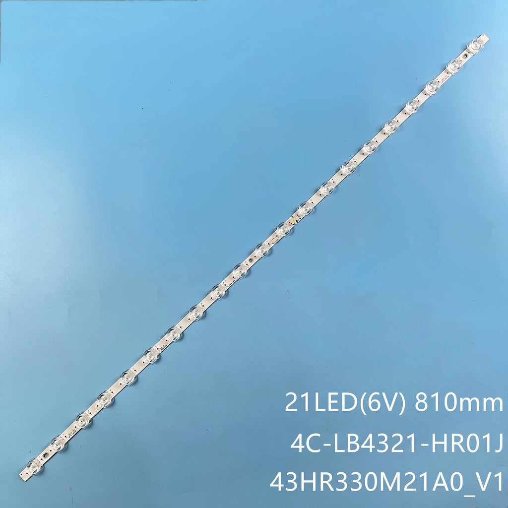 21 LED(6V) LED Backlight strip for TCL 43RS520 43R5500 43S435 43F9F 43F8 21*1 43HR330M21A0 V1 4C-LB4321-HR01J 43s615 43p615