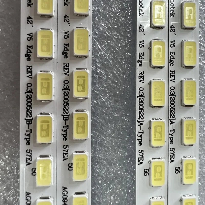 LED Backlight Strips 57LED For TV 42lv5380 42LE4600 42LE5300 42LE5500 42LV5380 3660L-0353A 0352A TV 42 V5 Eege A B Type