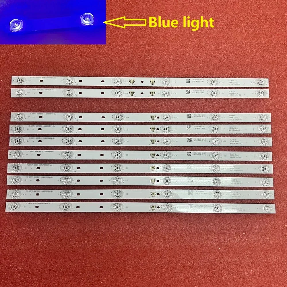 LED Backlight Strip 6LED Blue Light For TCL 50AC710 50C711 50C715K 50C711K 50C715 3030FC-6X8-A 6X2-B-LX20200309 4C-LB5006-YH16J
