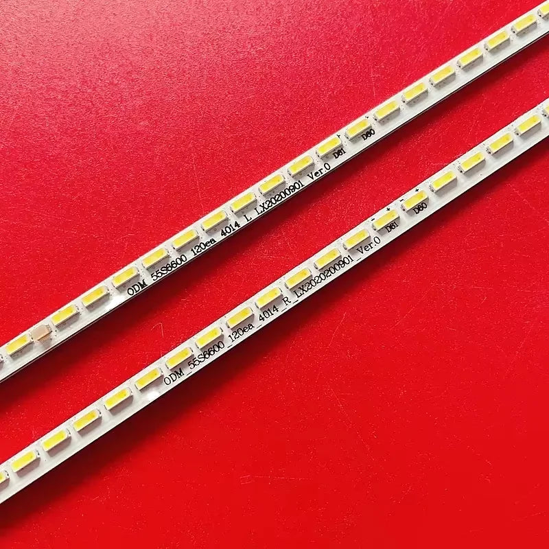 120 Lamps LED Backlight strip for W55G2 W55J2 W55T2 0DM-55S6600 W55U DAEWOO 55T870BTS ODM_ 55S6600_ 120EA_ 4014 L UZ556600