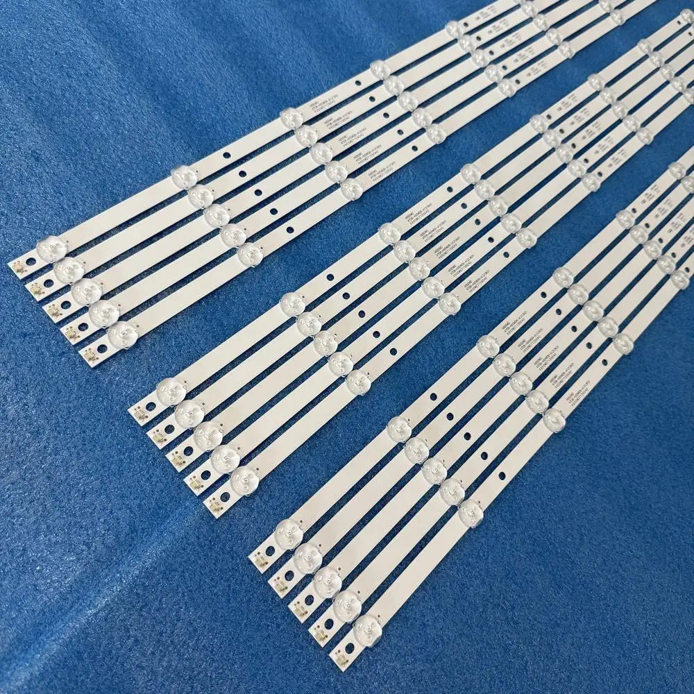 15pcs/set LED Strip 8LED For Toshiba 65S2650EV 65L350U 65L621U 65U7751EV TH-65DX400C 65PUF6056 65PUF6051 4708-K65WD8-A1213K01