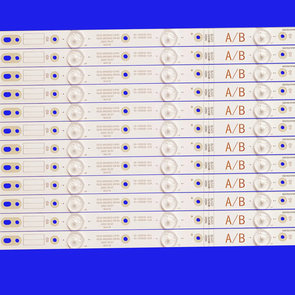 5leds(1set-24pcs) LED Blacklight strip for 5835-W65002-LR40 5835-W65002-0P40 V650DJ4-QS5 65uh5500 65uh5500-ua