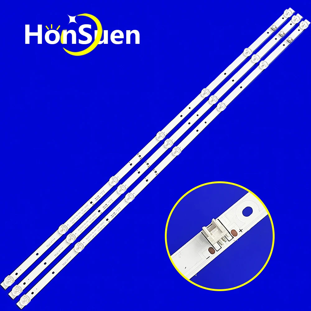 3pcs/kit LED Backlight Strip for ATVIO ATV4017ILED ATV4017 DLED39.5KJAH 3X7 0002 TS395Y16 Polaroid Ptv4017iled