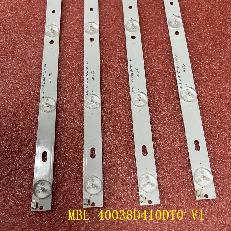 Kit 4pcs 10LED LED Backlight Bar for BAUHN B40-63UHDF CV9203H-A42 TD SYSTEMS K40DLT1F MBL-40038D410DT0-V1