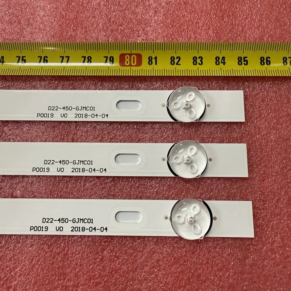 3pcs/set LED backlight Strip For DJTV46 AKAI AKTV4620 AKTV4620SMART D22-450-GJMC01 P0019 V0