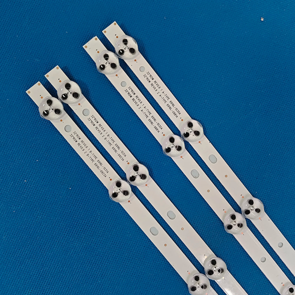 4pcs/set LED Backlight Strip for 32PFL3507 32LM340T 32PHG4900 LE32D1352 LE32H1461 32LM3400 32LS3400 6916L-1030A 6916L-1031A