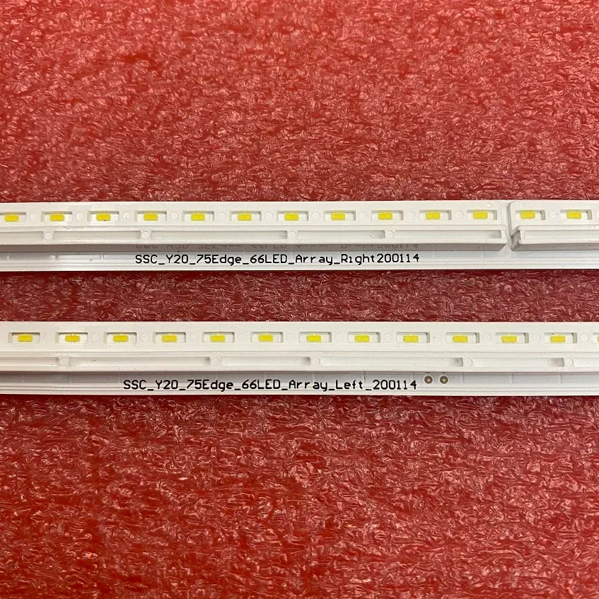 4 PCS/set 66LED 410mm LED backlight strip for TV SSC_Y20_75EDGE_66LED Right Left 75NAN085-R L A042B55RZ56