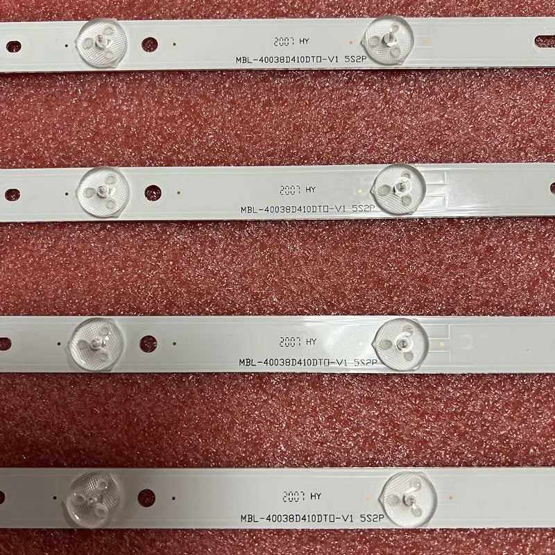 Kit 4pcs 10LED LED Backlight Bar for BAUHN B40-63UHDF CV9203H-A42 TD SYSTEMS K40DLT1F MBL-40038D410DT0-V1