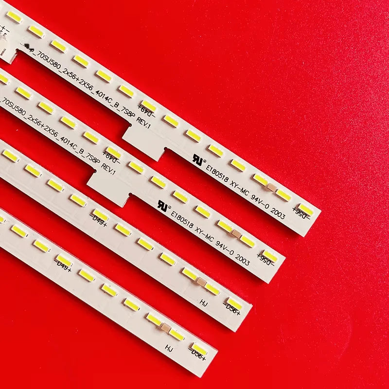 LED Backlight Strip For  LC-70UI9362K LC-70UI9362E 4T-C70AMSA C70AMZA 70SU580-2X56-2X56-4014 STG700A1656LED 38CM 3V
