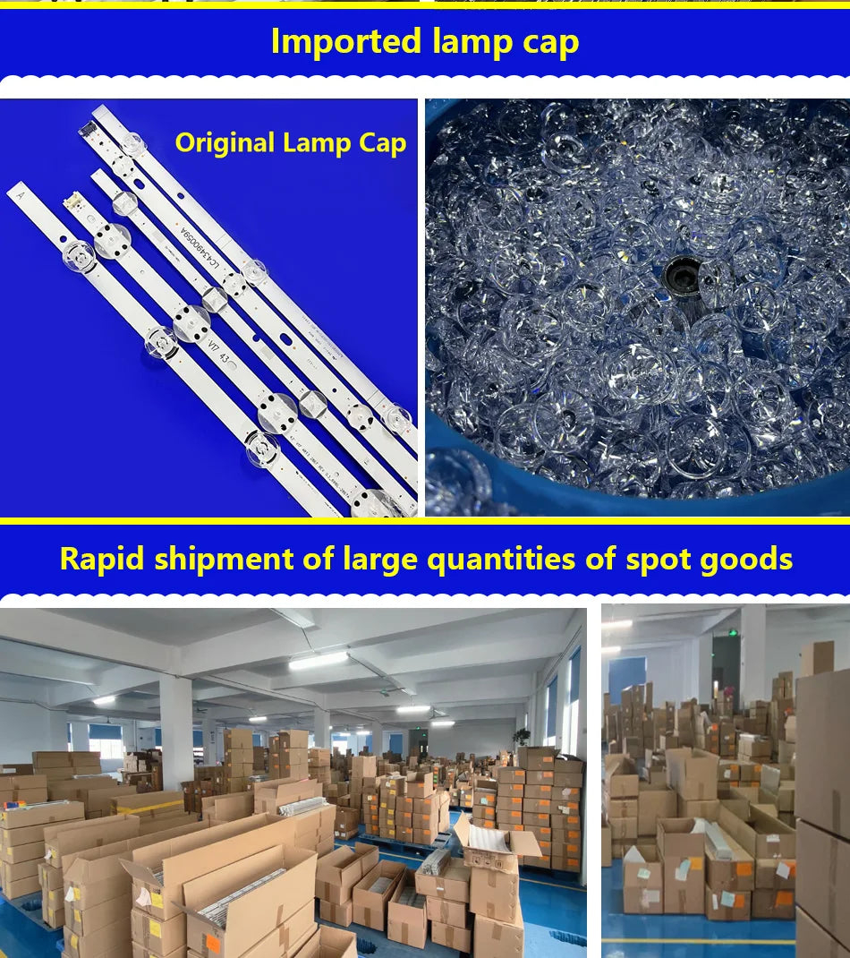 LED Strip For 49uf6250 49uf8400 49UF8400-CA 66leds 6916L2285B 6916L2286B 49 V15.5 SNL UD REV 0.7