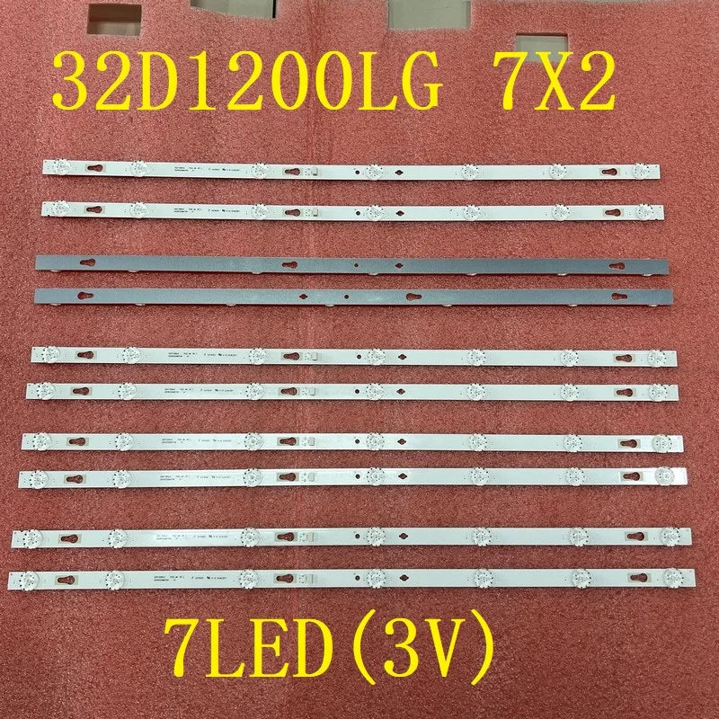 2pcs/set LED Backlight bar For TCL 4C-LB320T-HRAC 32D1200 TV 7X2 32HR332M07A5