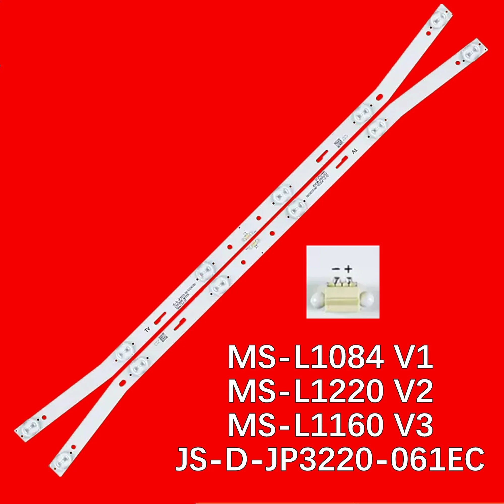 2-10pcs LED Backlight For JS-D-JP3220-061EC 32X600 LED32HD340 UA32DF2110 LED-32B180 AKTV3212TS 32LED20T2 32LED80T2 32LES81T2