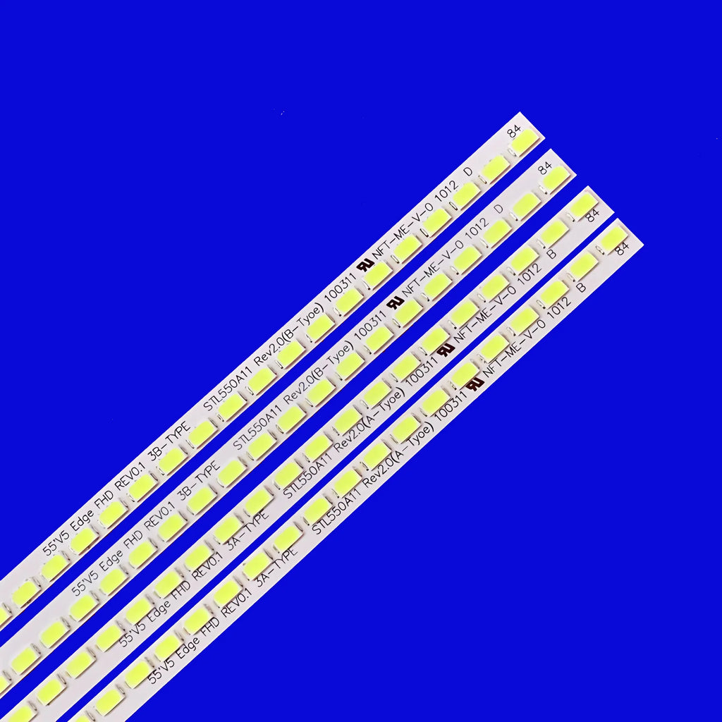 for 55LE5500-CA 55LE5500-UA 55E70RG LED55IS95N LED55T29GP LED55T29G 55E81RA 55E60HR LED55IS95D 55LX6500-TD 4pcs/Kit LED Strips