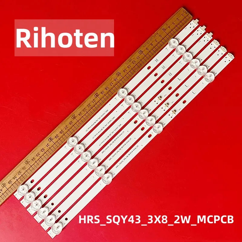 LED for BBK 43lem-1071/fts2c RCA RT4306 RTU4300 RTU4300-E AE0110575 AE0110575 43LE51012D SH-39B/4365 HV430QUB-N1B HRS_SQY43_3X8