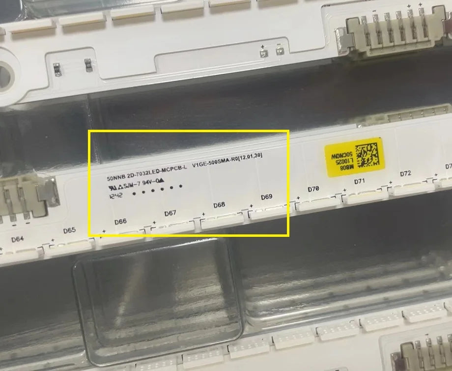 LED Backlight Strip For Samsung UE50ES5500 UN50ES6100F UN50ES6150F 2012SVS50 UA50ES5500 UE50ES5507K 50NNB-2D-7032LED-MCPCB-R L