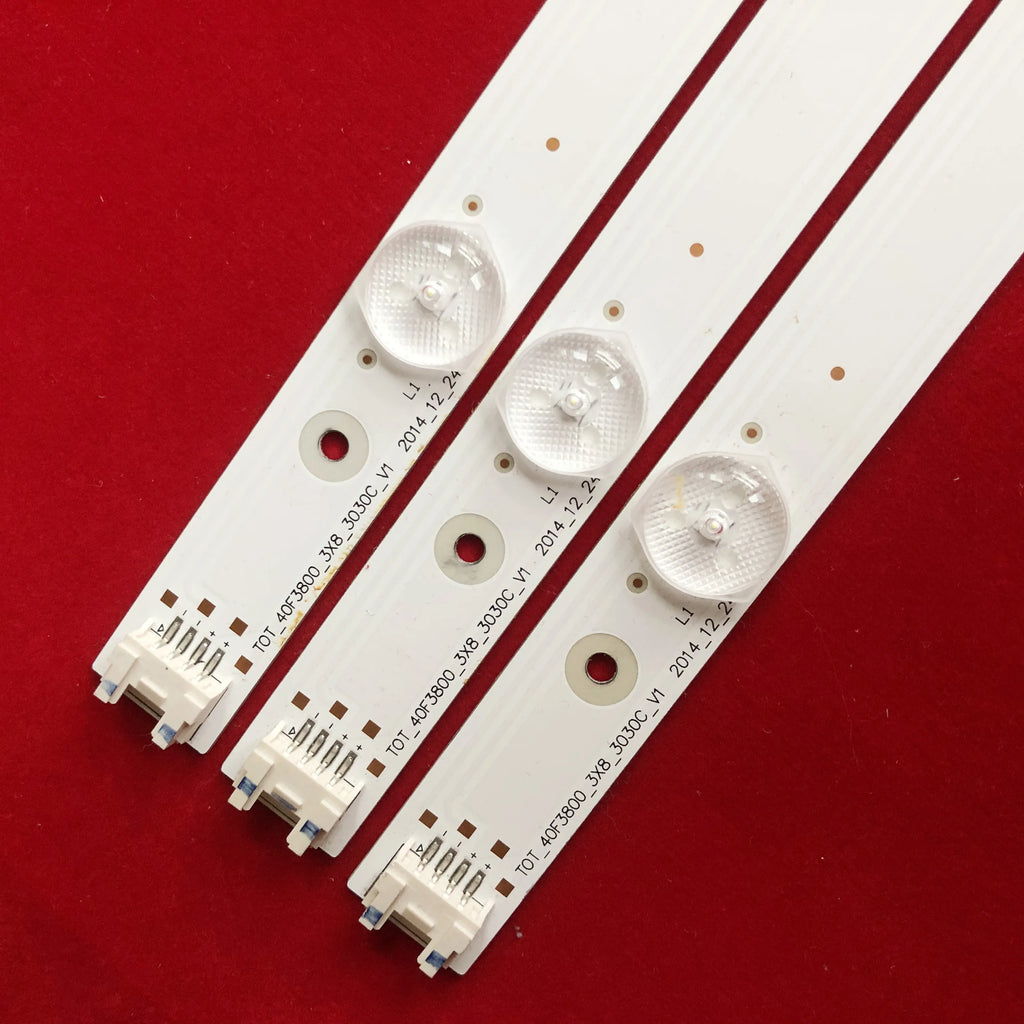 3pcs LED Backlight For 40fa3203 tot_40d2700_3X8_3030c_4s1pX2.  4c-lb400t-yhs 100%new